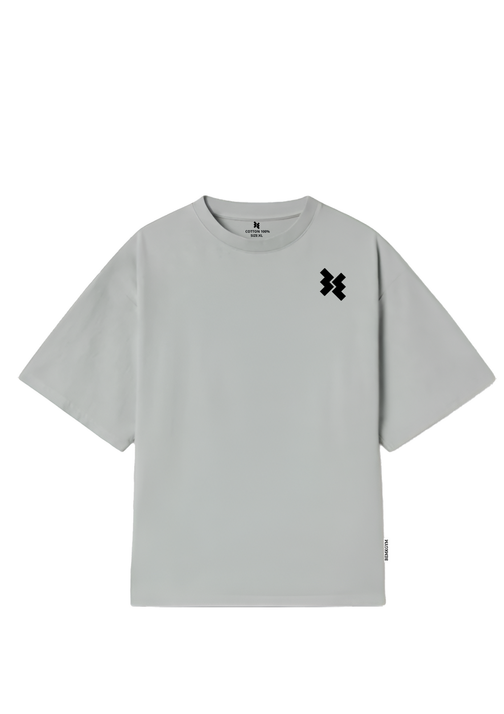 Savage Wings x BEMKGYM Oversized Tee – Grey