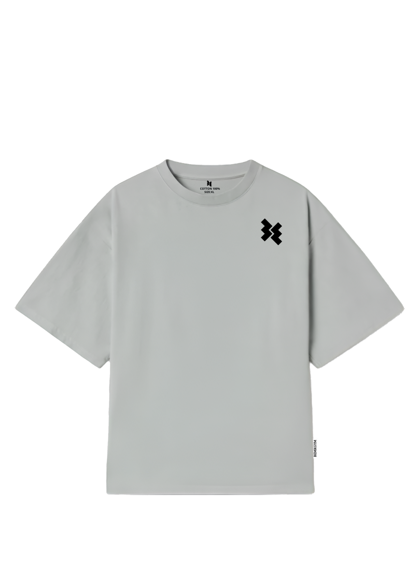 Savage Wings x BEMKGYM Oversized Tee – Grey