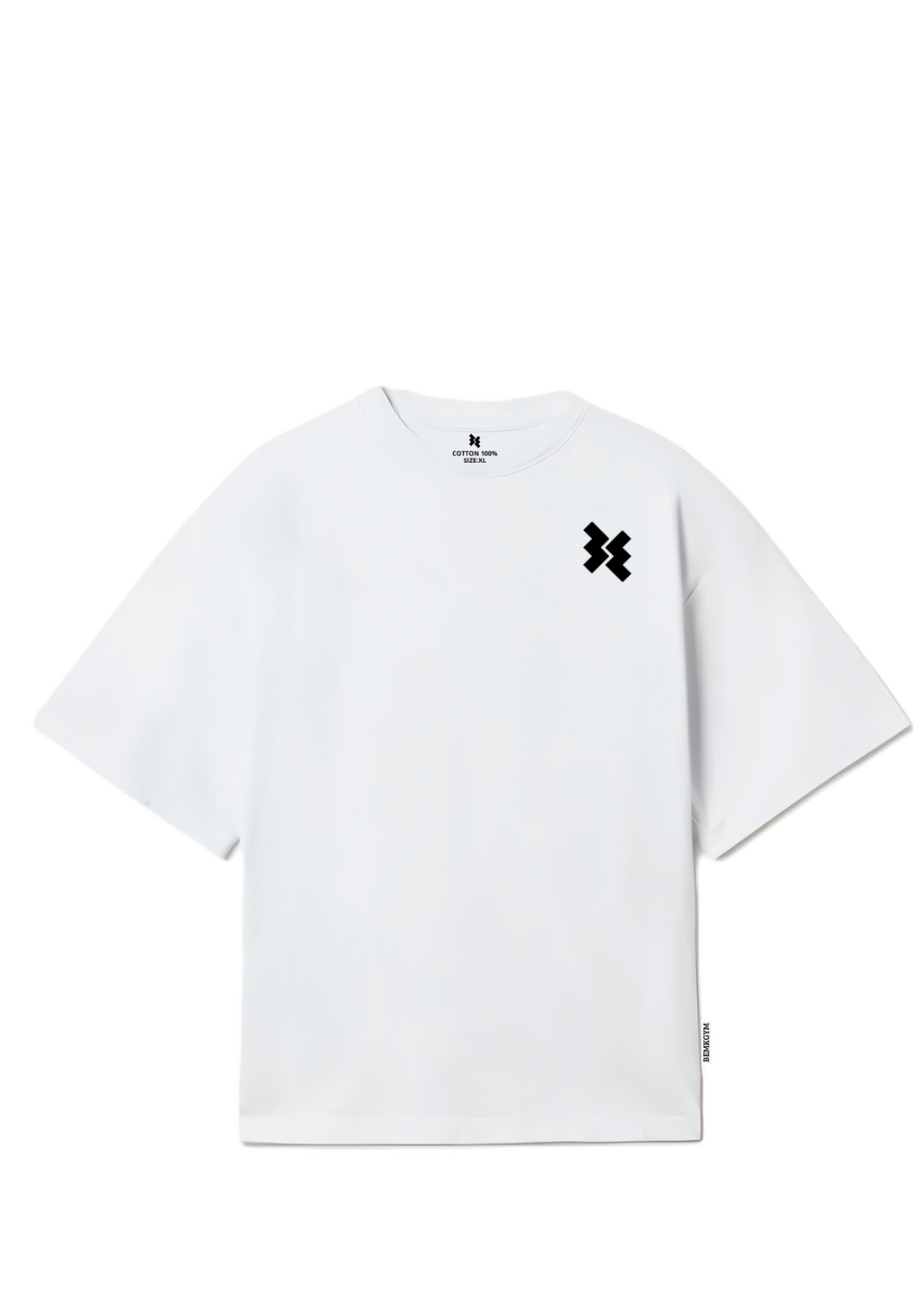 Savage Wings x BEMKGYM Oversized Tee – White