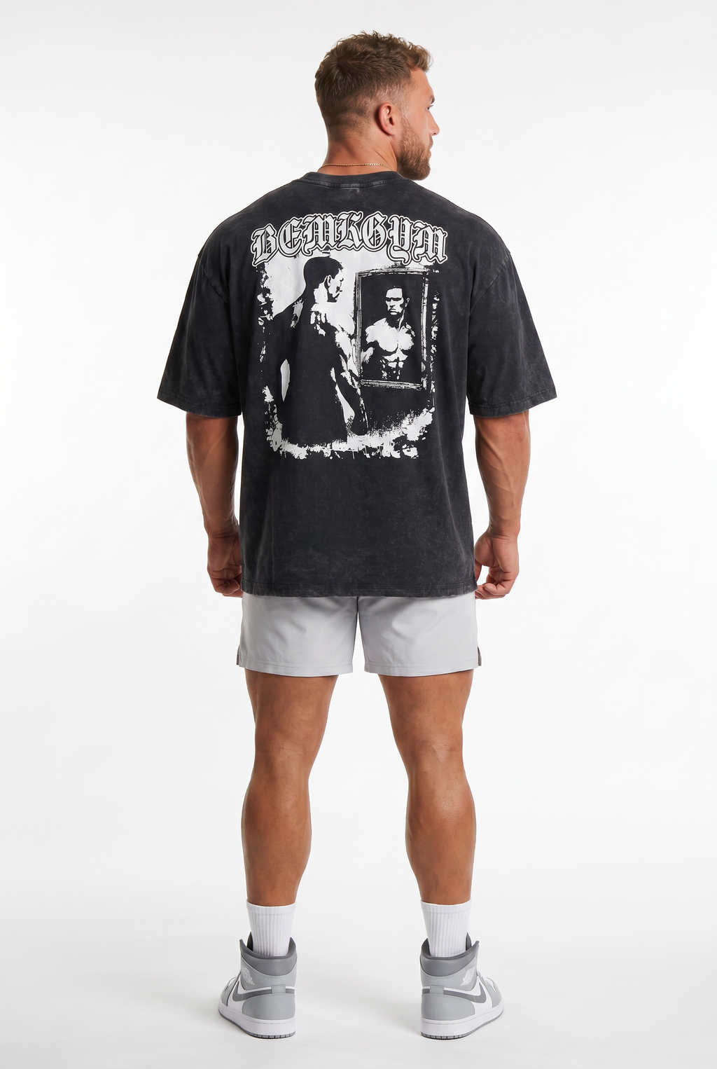 Dysmorphia x BEMKGYM Vintage Tee – Washed Black