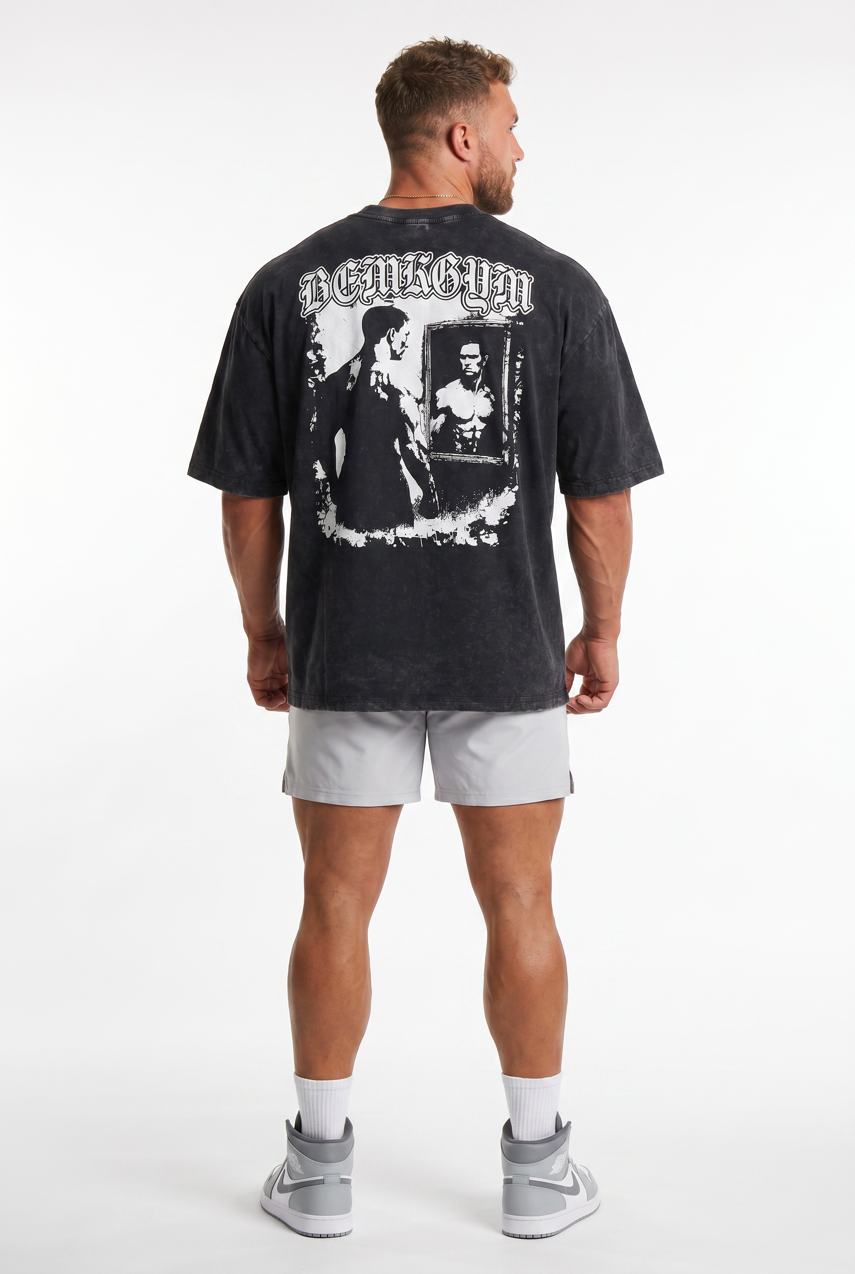 Dysmorphia x BEMKGYM Vintage Tee – Washed Black