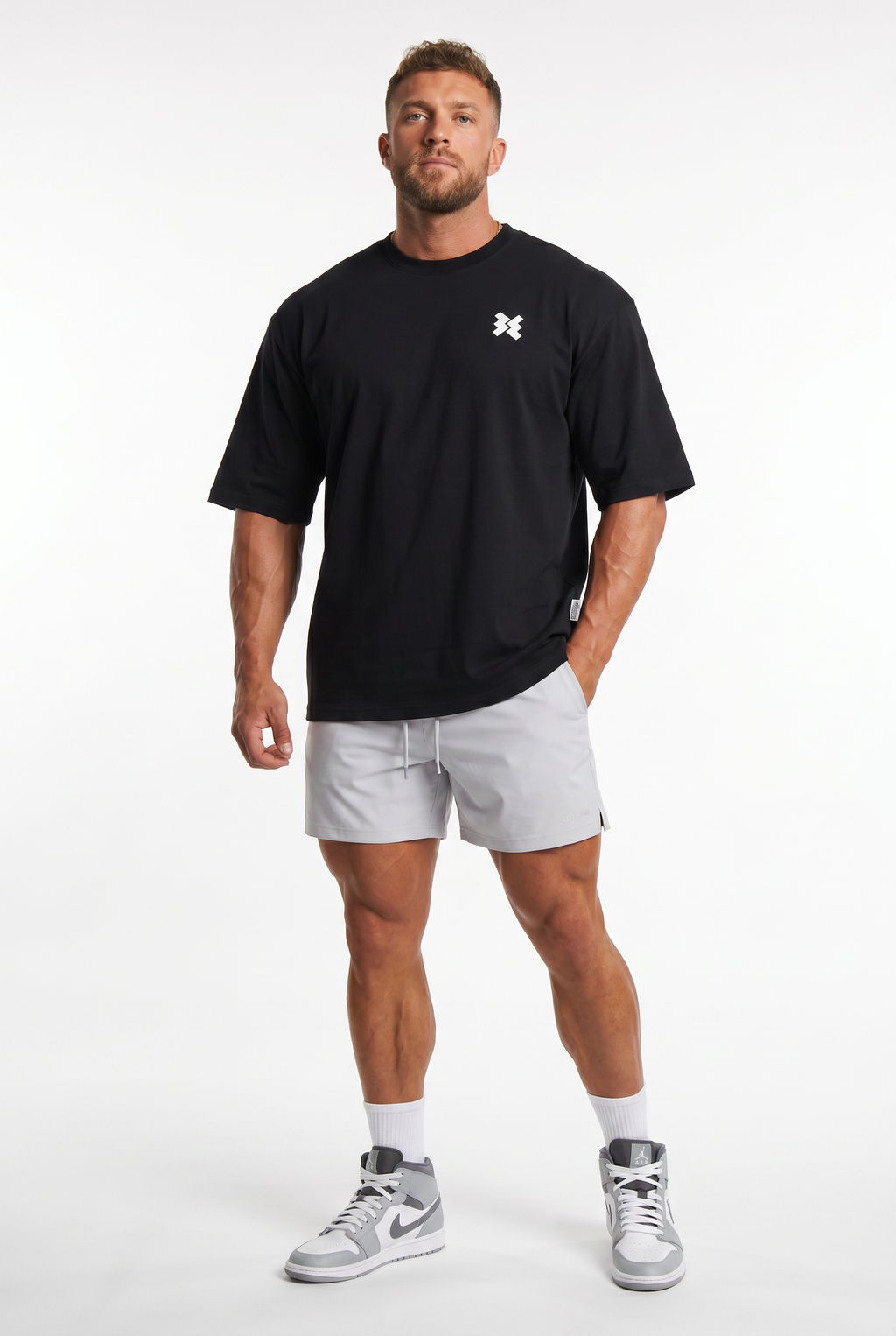 Savage Wings x BEMKGYM Oversized Tee – Black