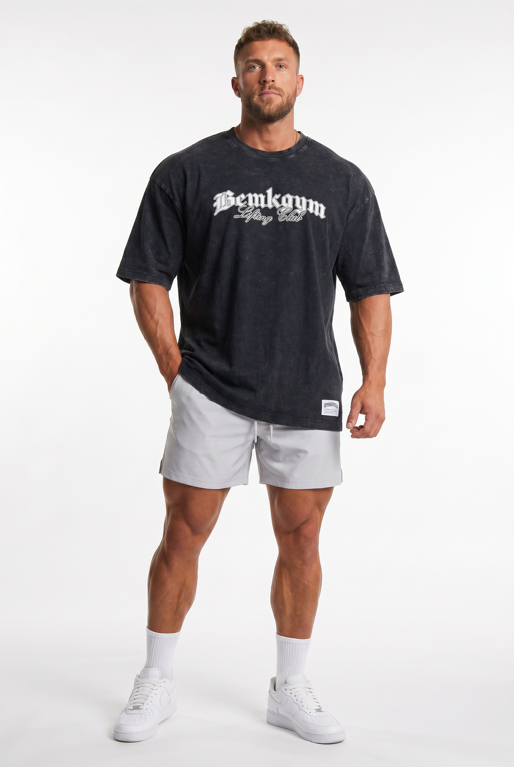 Dysmorphia x BEMKGYM Vintage Tee – Washed Black