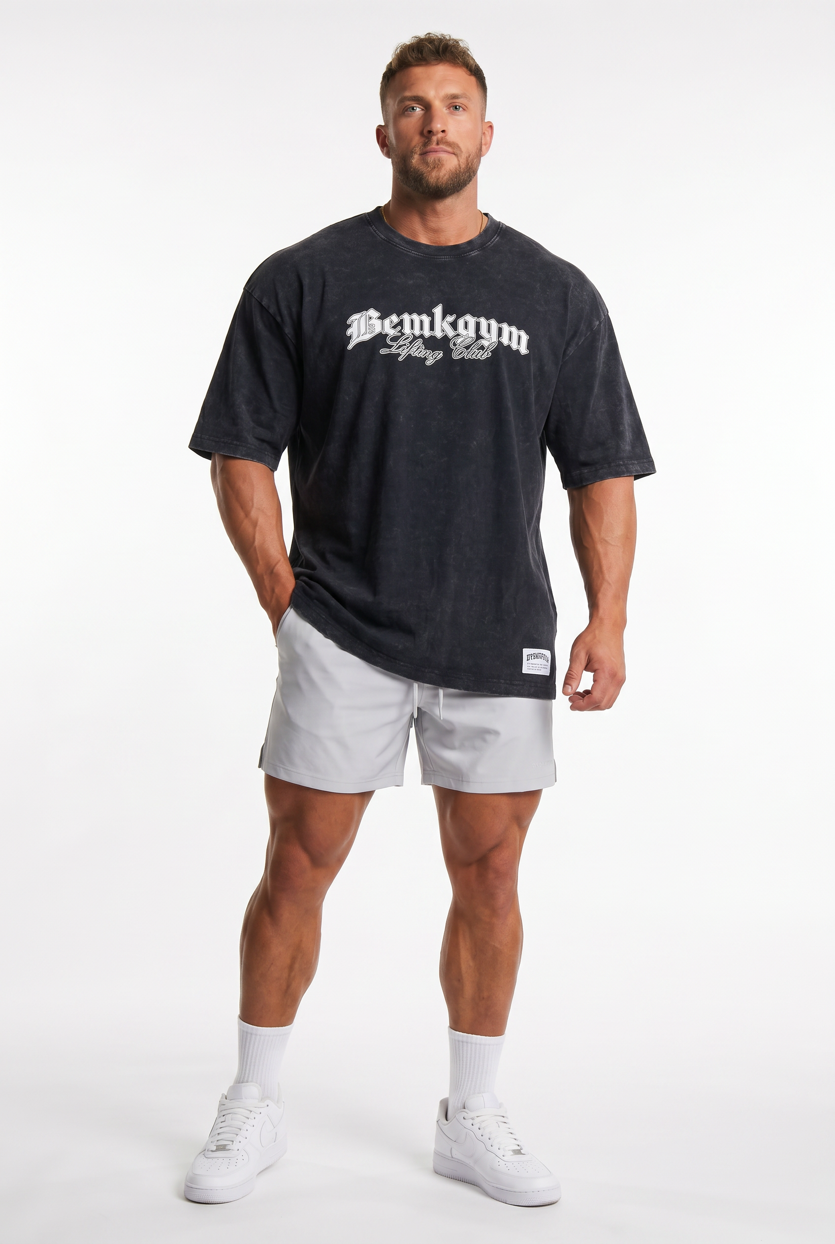 Dysmorphia x BEMKGYM Vintage Tee – Washed Black