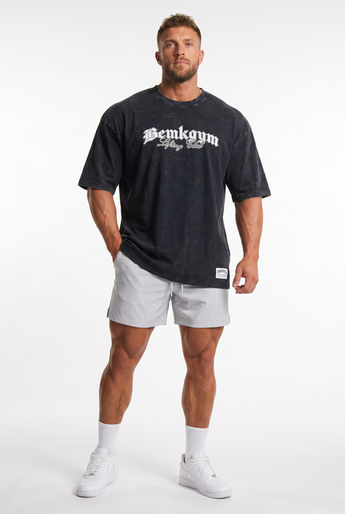 Dysmorphia x BEMKGYM Vintage Tee – Washed Black
