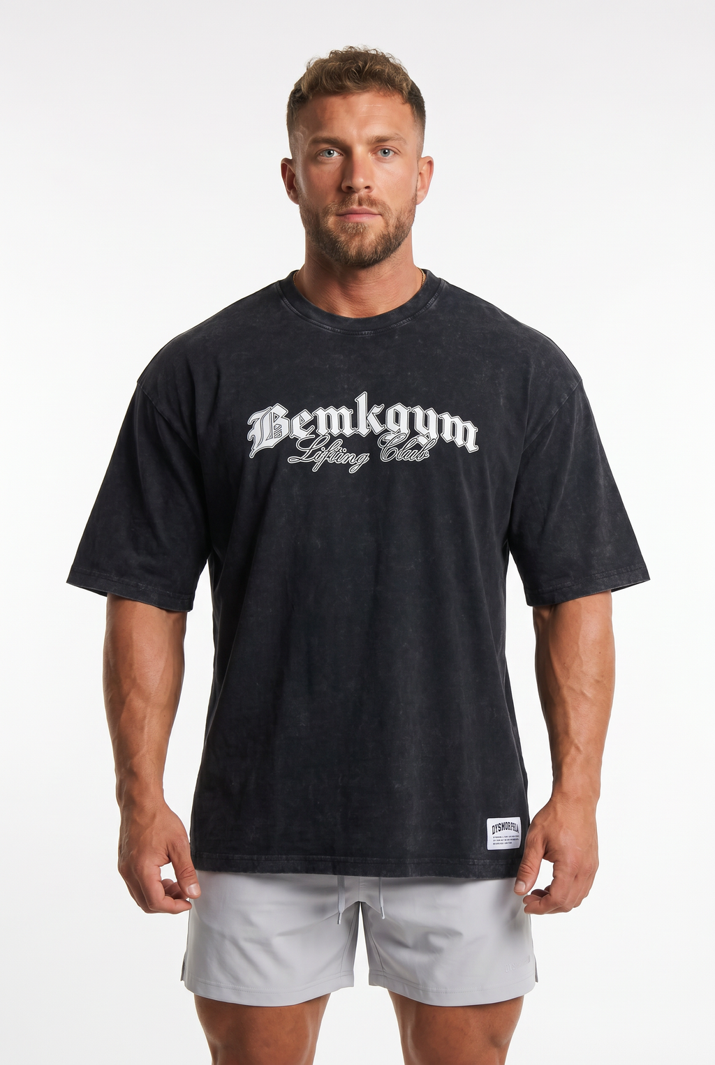 Dysmorphia x BEMKGYM Vintage Tee – Washed Black