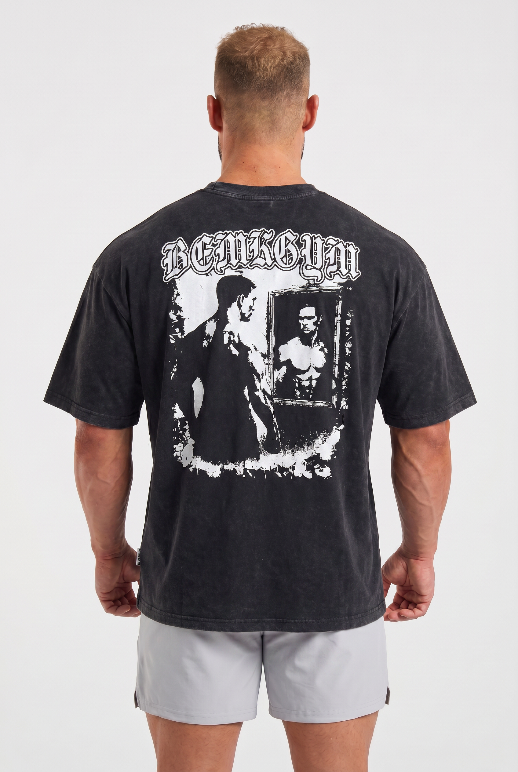 Dysmorphia x BEMKGYM Vintage Tee – Washed Black