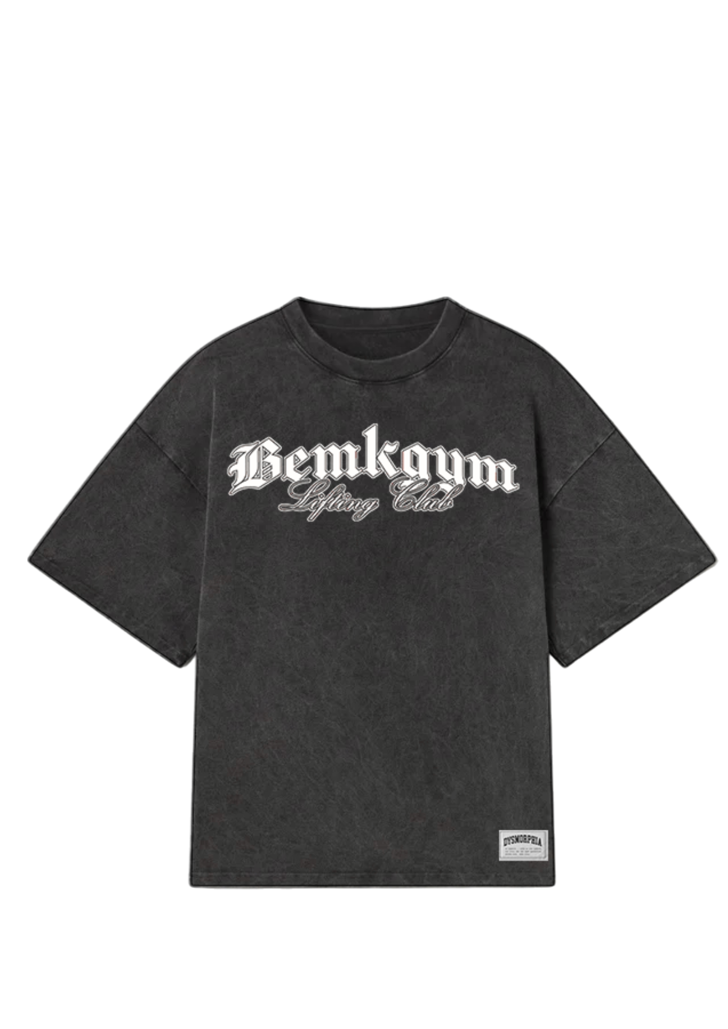 Dysmorphia x BEMKGYM Vintage Tee – Washed Black